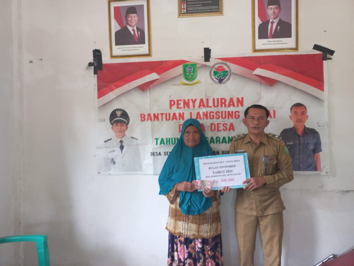 Read more about the article Penyaluran BLT-DD Bulan November Tahun 2025. Semedang, 04 November 2025