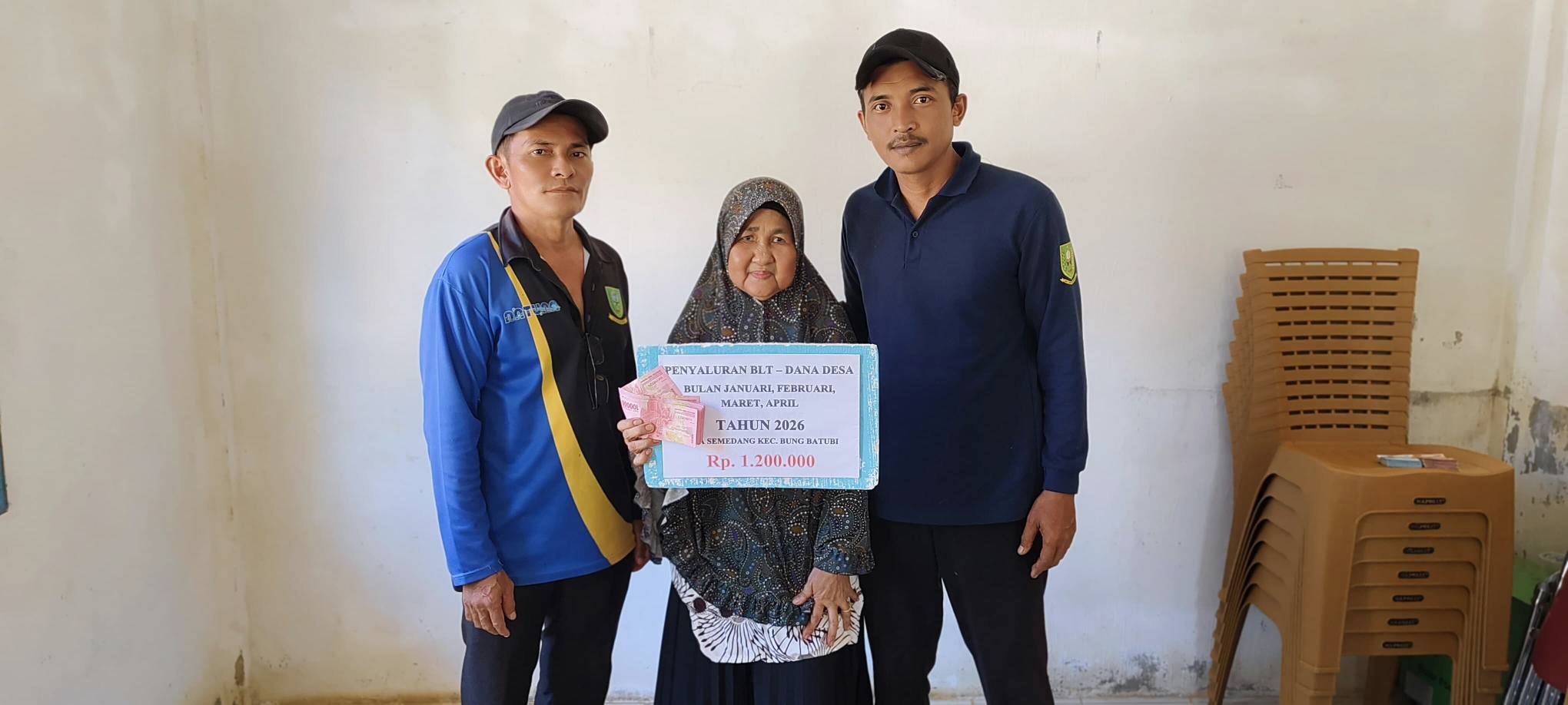 You are currently viewing Penyaluran BLT Dana Desa Bulan Januari Februari, Maret dan April Sebesar Rp 1.200.000 Tahun 2026 Desa Semedang. Jumat, 10 April 2026
